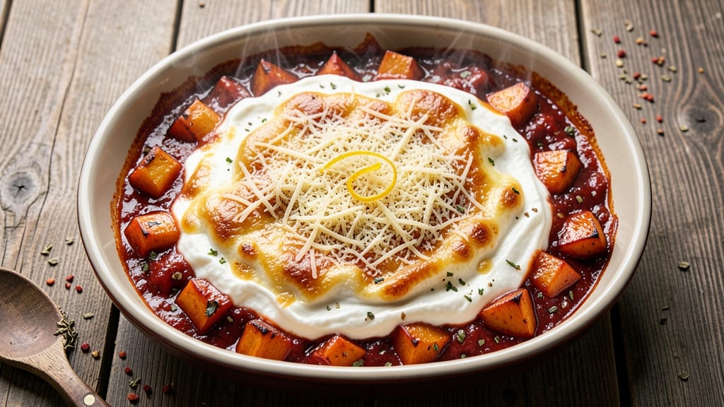 Vegetarian Sweet Potato Lasagna Recipe: Layers of Roasted Spice and Melty Cheese Bliss