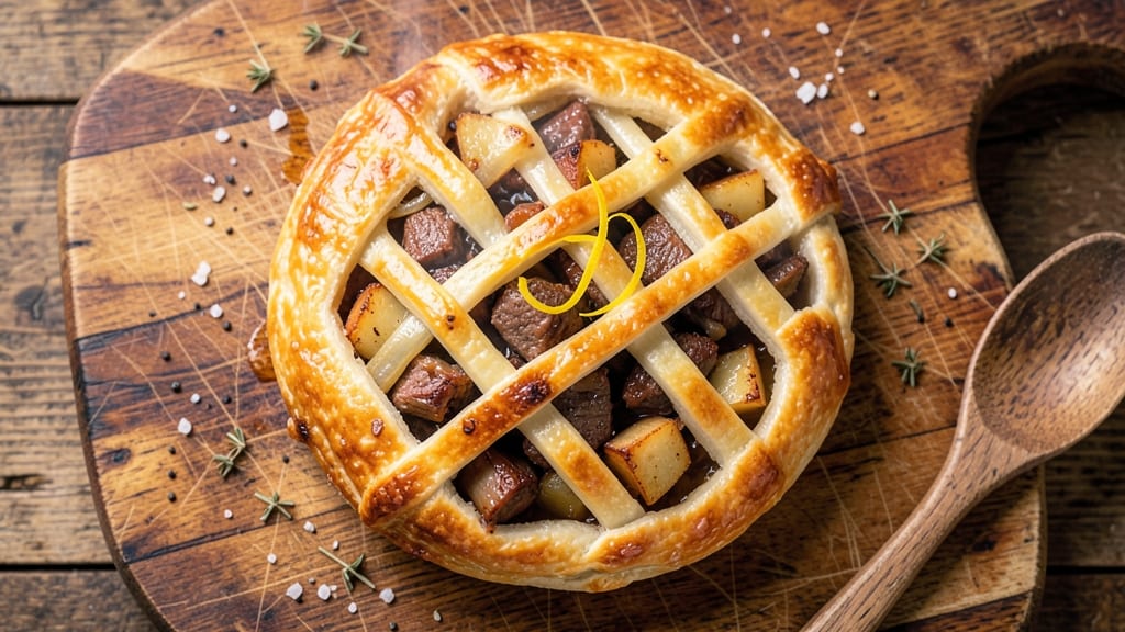Beef and Potato Pasty Recipe: Flaky Crust Holds Savory Meat and Spuds