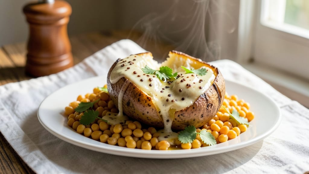 Baked Potato Indian Recipe: Turmeric Coconut Masala Magic