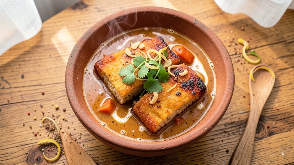Sweet Potato Katsu Curry Recipe: Crispy Breaded Cutlets in Rich Coconut Gravy
