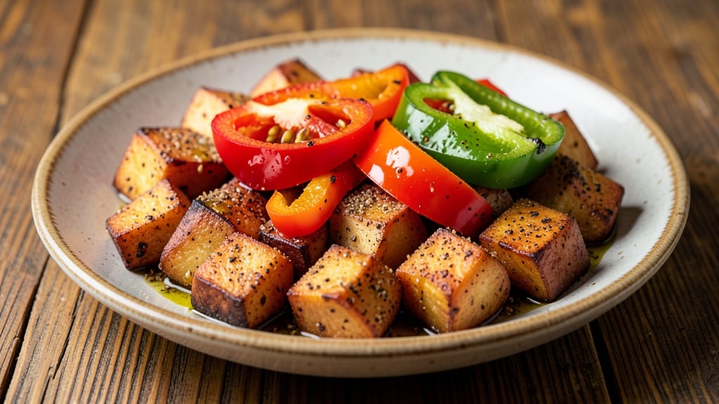 Sweet Potato and Bell Pepper Recipe: Roasted Spice Harmony With Charred Bites
