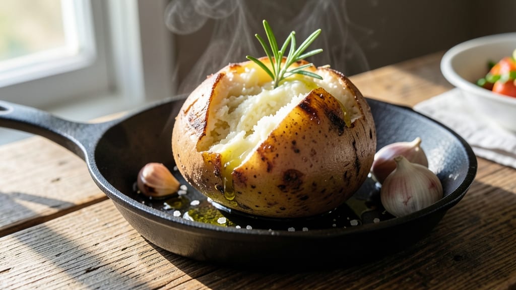 Baked Potato Recipe Boil First: Double-Crispy Skin and Fluffy Heart