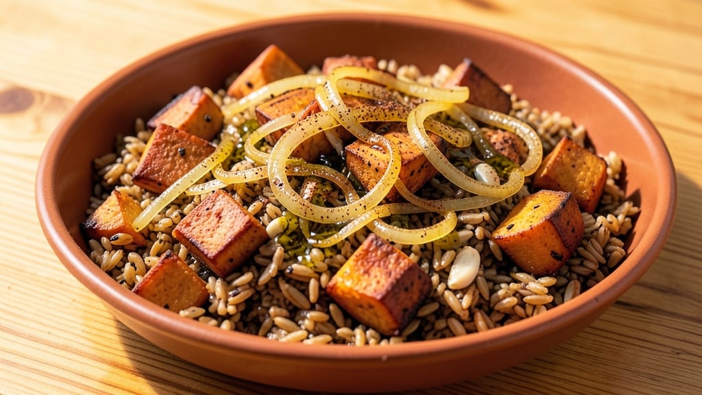 Sweet Potato and Wild Rice Hash Recipe: Hearty Breakfast Bowl With Nutty Crunch