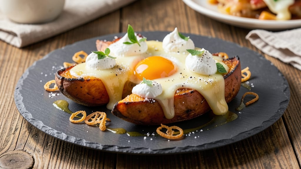Sweet Potato And Cheese TikTok Recipe: Crispy Lattice Crown Over Melty Cheese Bliss