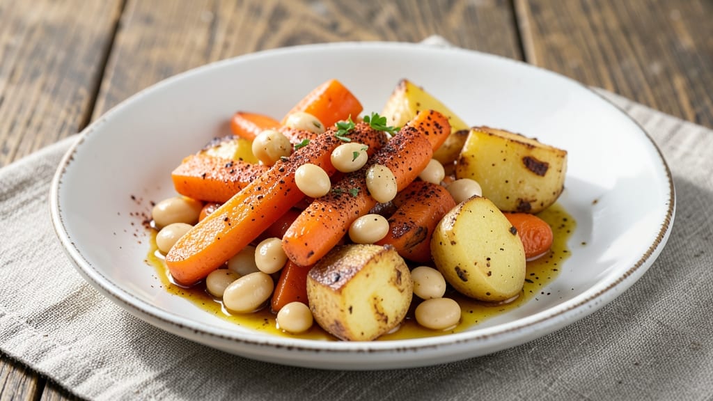 Beans Carrot Potato Recipe: One-Pan Hearty Harvest Roast