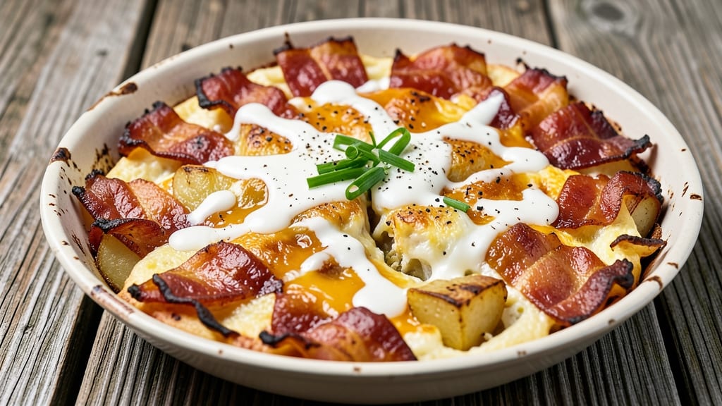 Bacon and Potato Frittata Recipe: Smoky Crispy Edges With Melty Cheese Swirls