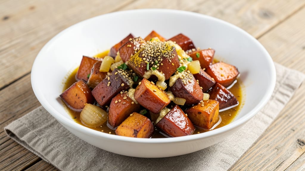 Sweet Potato Sabji Recipe: Spiced Roast with Charred Edges and Creamy Centers