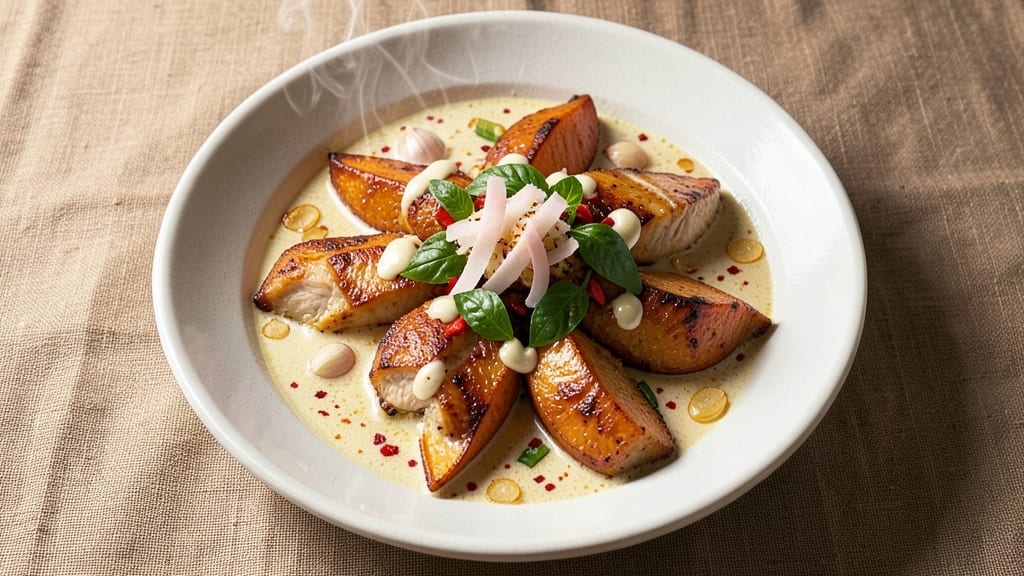 Thai Chicken Sweet Potato Curry Recipe: Fragrant Coconut and Lemongrass Harmony