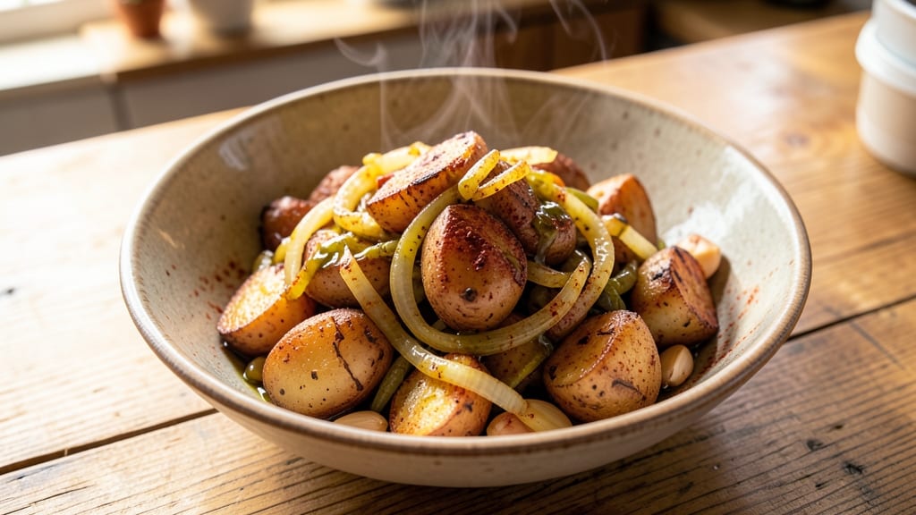 Basque Potato Salad Recipe: Peppery Paprika and Garlic Crunch