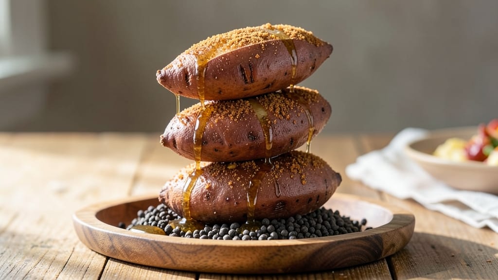 Sweet Potato Tower Recipe: Stacked Layers of Crispy Crust and Creamy Core
