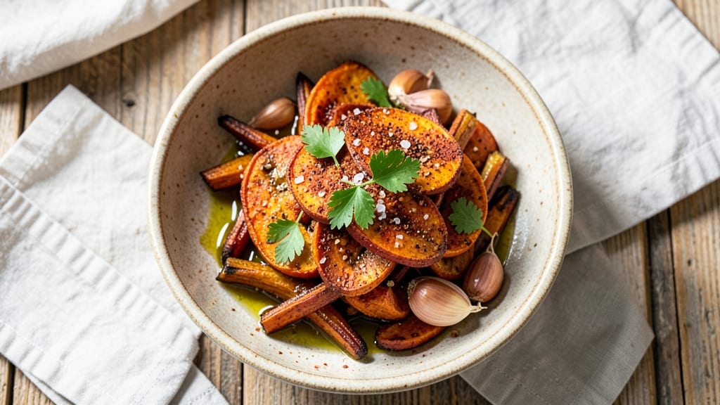 Sweet Potato Stem Recipe: Crispy Charred Edges With Nutty Earthy Flavor
