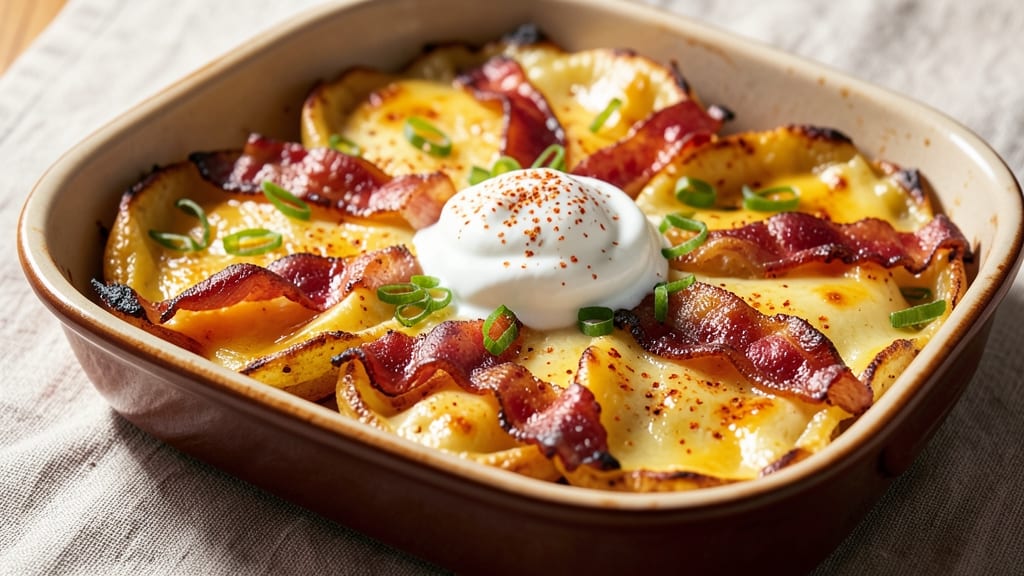 Applebee's Potato Skins Recipe: Crispy Cheese-Crusted Bites With Secret Sauce