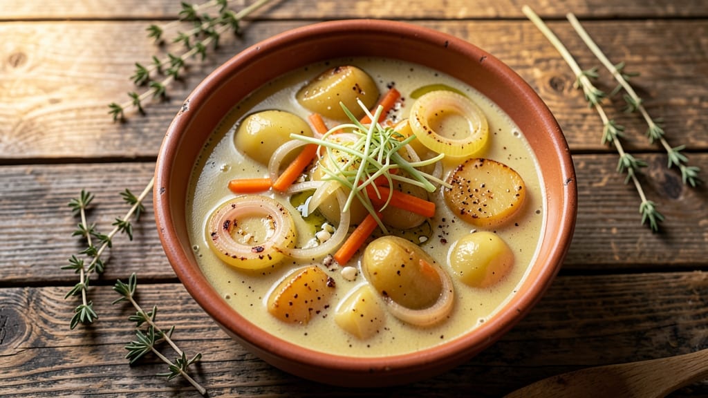 Alton Brown's Potato Soup Recipe: Velvety Texture From Roasted Spuds