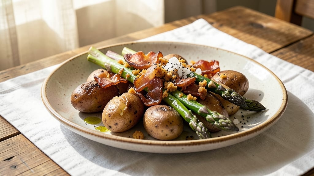 Asparagus Bacon Potato Recipe: Smoky Charred Edges and Crispy Bacon Bites