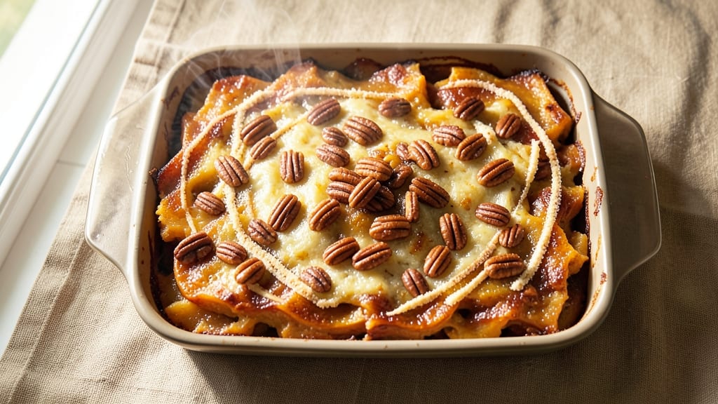 Sweet Potato Casserole With Candied Pecans Recipe: Toasted Pecan Crunch Meets Spiced Sweet Potato Bliss