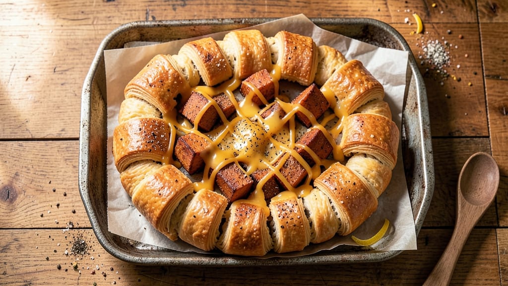 Sweet Potato Crescent Bites Recipe With Crescent Rolls: Crispy Bites Filled With Gooey Cheese