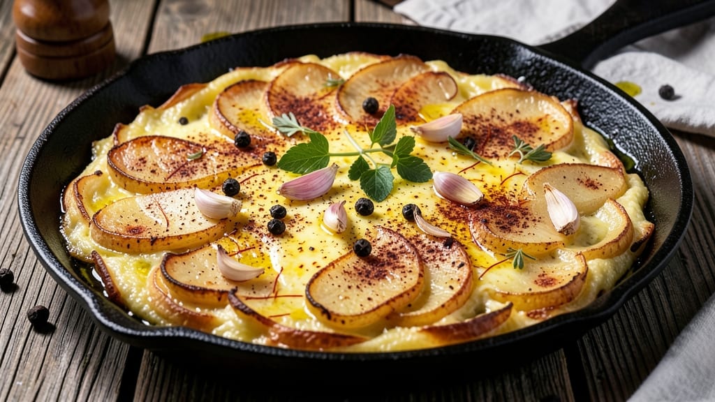 Spanish Egg Potato Frittata Recipe: Smoky Paprika Crisp With Eggy Richness