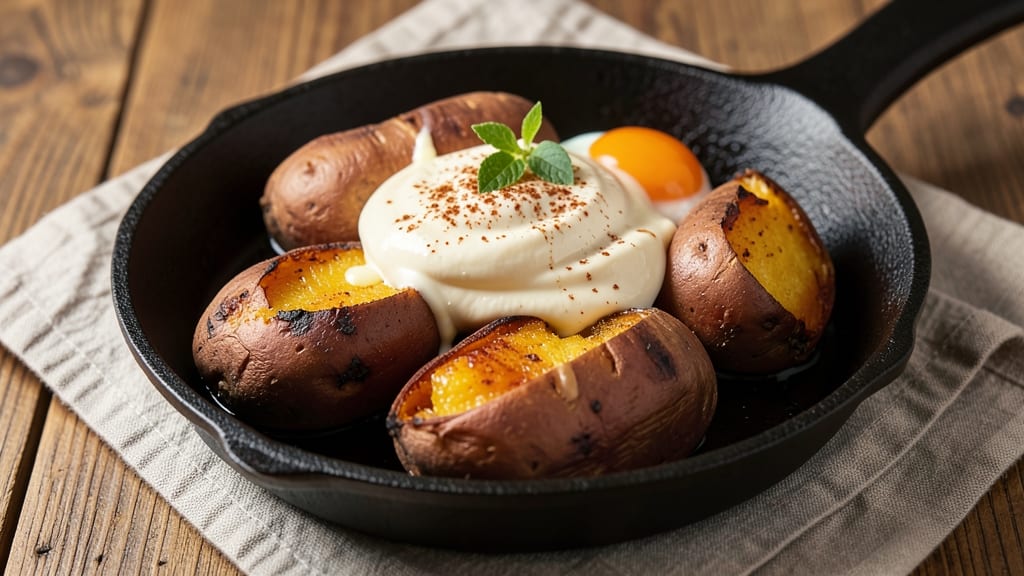 Sweet Potato Hot Pot Recipe: Velvety Custard Meets Caramelized Sweet Potato Swirls