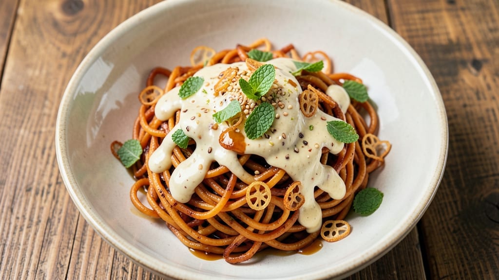 Sweet Potato Noodle Salad Recipe: Warmly Spiced, No-Cook Flexibility
