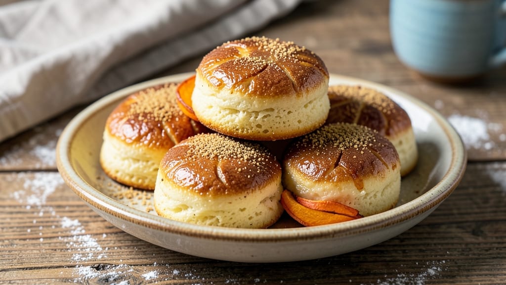 Sweet Potato Manju Recipe: Pillowy Soft Cakes With Golden Crisp Edges