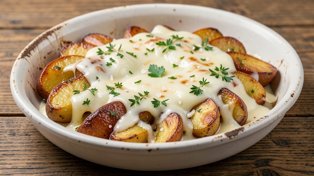 Alpine Cheese Potato Dish Recipe: Crispy Edges and Melty Swiss Magic