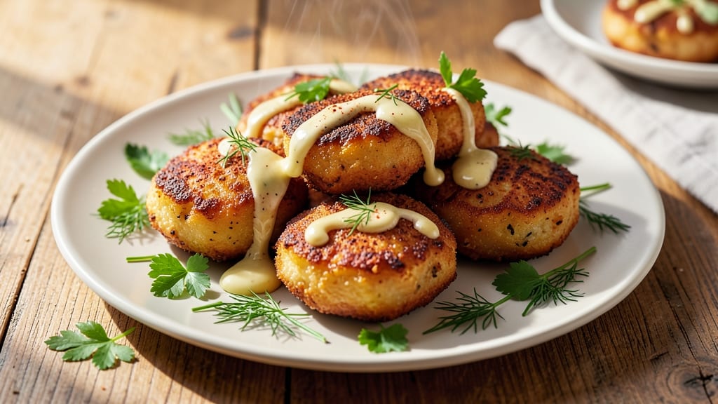 Vegan Potato Fritters Recipe: Crispy-Edged, Herb-Infused Bites Without Mayo