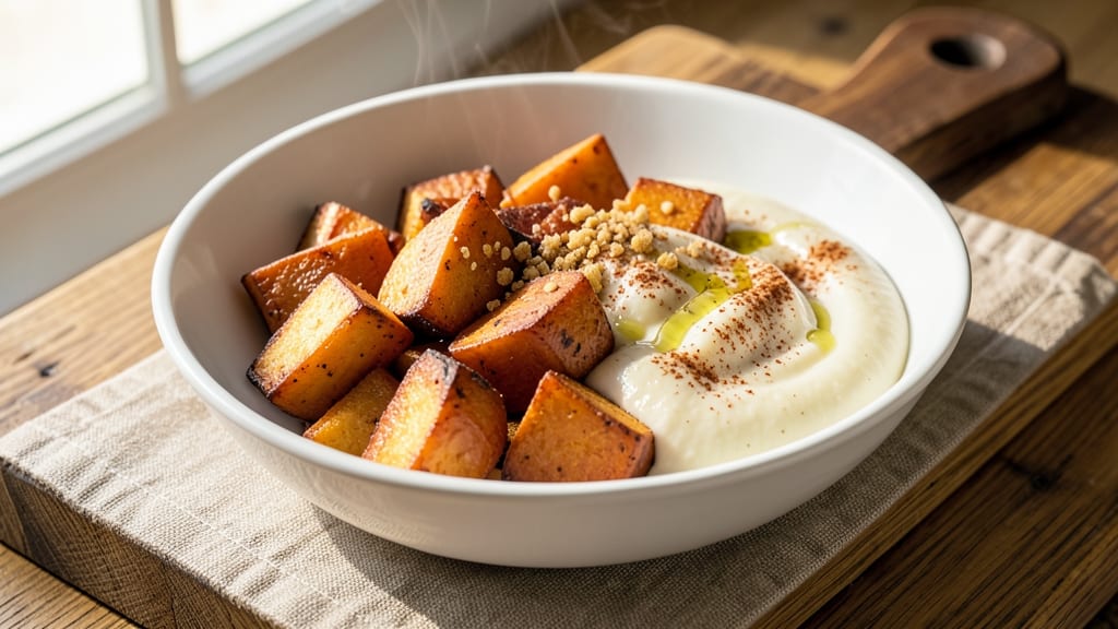 Sweet Potato and Applesauce Recipe: Warm Spice Harmony in One Pan