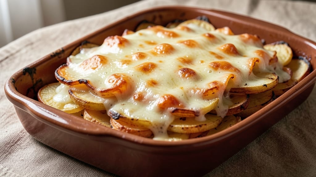 Best Ever Potato Gratin Recipe: Layered Crispy Cheese Crown Over Creamy Spuds