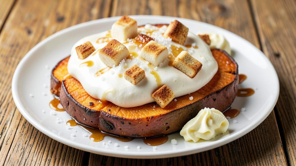 Sweet Potato With Marshmallow Cream Recipe: Crispy Top, Gooey Center One-Pan Magic