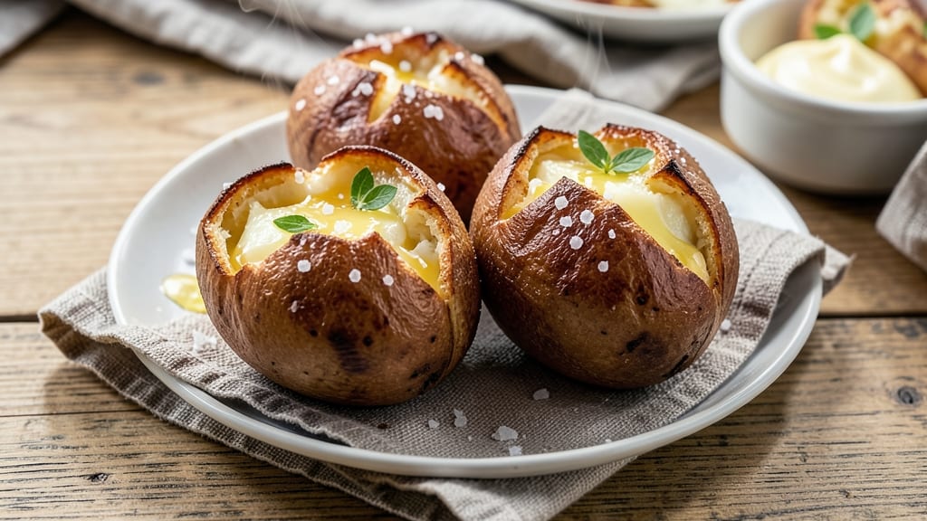 Air Fryer Blooming Baked Potato Recipe: Buttery Fluff in 15 Minutes