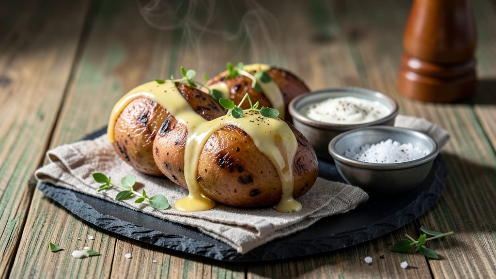 Baked Potato in Oven Wrapped in Foil Recipe: Crispy Edges and Fluffy Heart