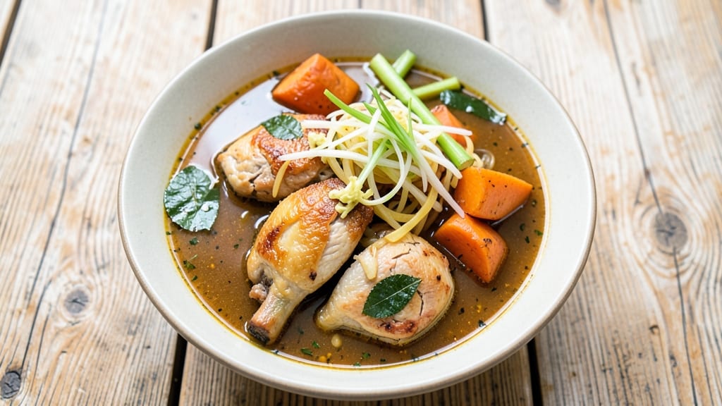 Thai Chicken and Sweet Potato Soup Recipe: Fragrant Coconut-Lime Broth with Silky Potatoes
