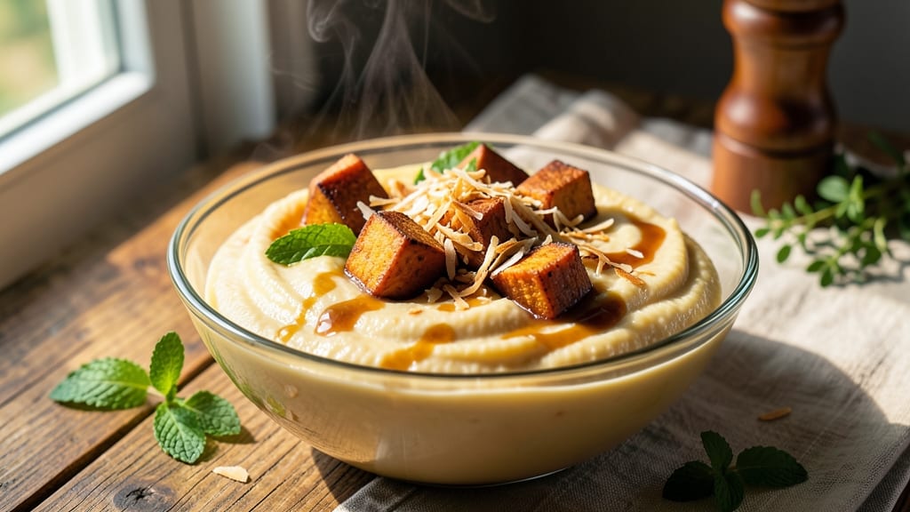 Sweet Potato Haupia Recipe: Tropical Coconut Custard With Charred Edges