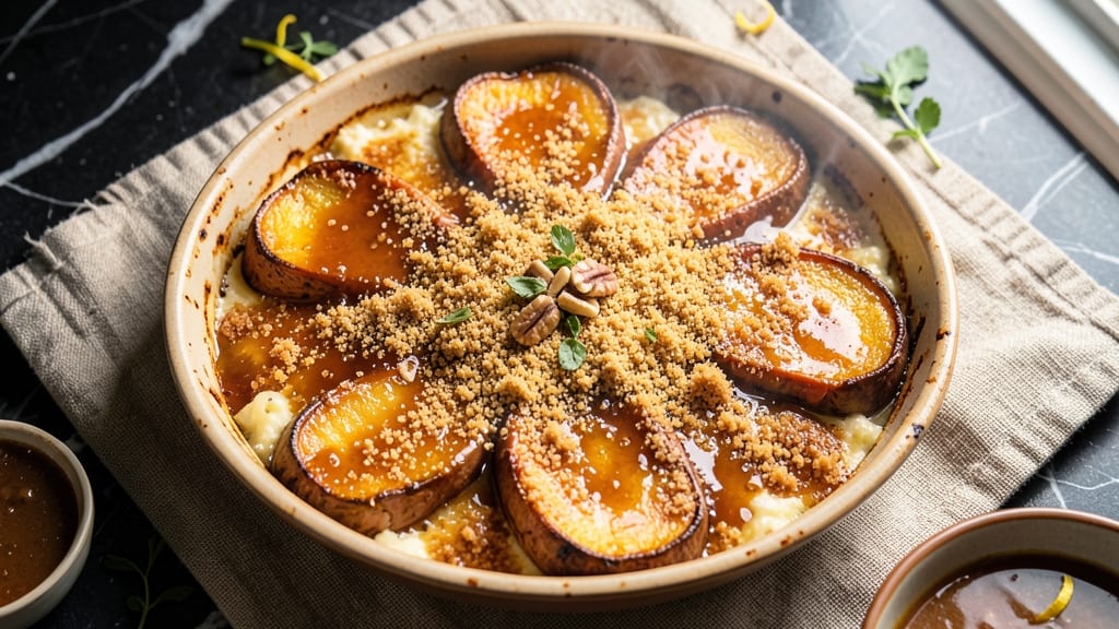 Sweet Potato Casserole Recipe With Crunchy Topping: Pillowy Sweet Potato Base With Nutty Pecan-Crust Magic