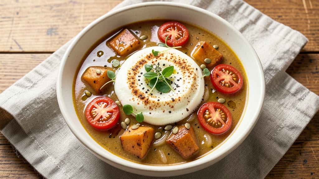 Sweet Potato and Tomato Soup Recipe: Smoky-Spiced Velvety Blend in One Pot