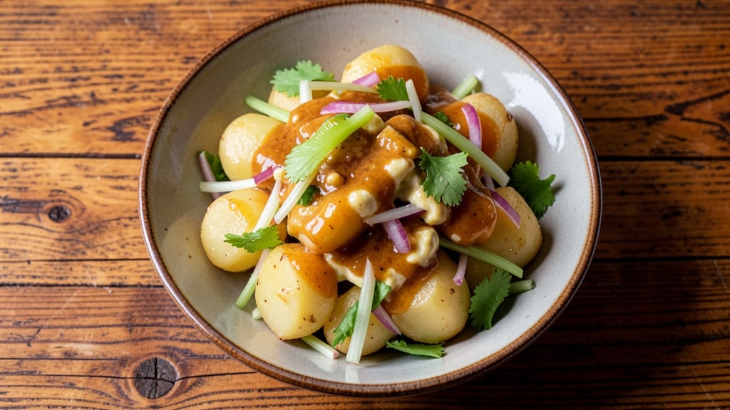Authentic Southern Potato Salad Recipe: Mayonnaise-Free Crunch With Bold Mustard and Vinegar