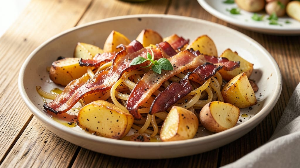 Bacon, Onion, and Potato Recipe: Crispy Skillet Hash With Smoky Depth