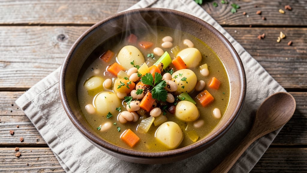 Vegetarian Slow Cooker Potato Soup Recipe: Creamy Velvety Texture Without Dairy