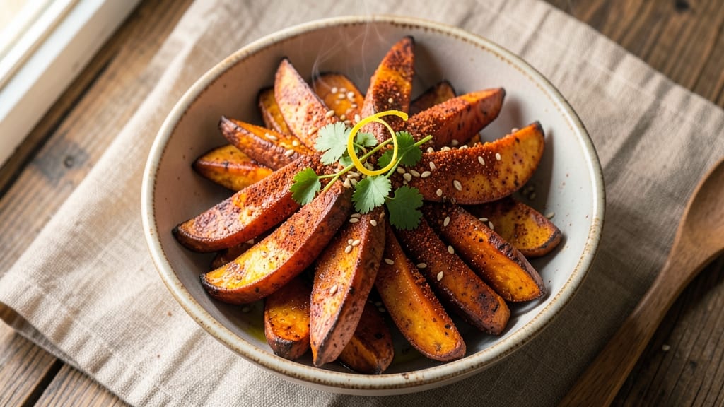 Spicy Sweet Potato Wedges Recipe: Crispy-Spiced Crunch in 25 Minutes