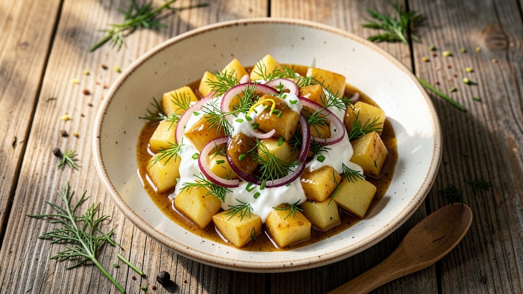 Alternative Potato Salad Recipe: Bold Mustard and Herb Crunch Without Mayo