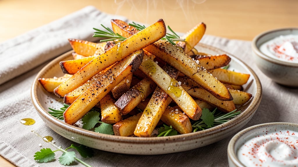 White Sweet Potato Fries Recipe: Air-Crisped Without Oil for Maximum Crunch