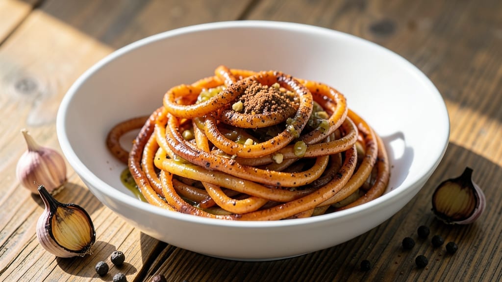 Sweet Potato Spaghetti Recipe: Roasted Sweetness With Crunchy Noodle Texture